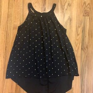 Torrid dressy blouse size 00. Fits size 10-12.